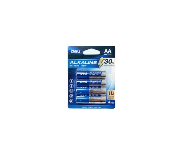 DELI ALKALINE BATTERY AA4PC