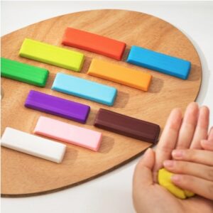 Deli Genius Plasticine 6Colors - Image 3