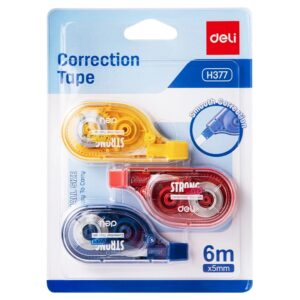 Deli Correction Tape 3pcs - Image 5
