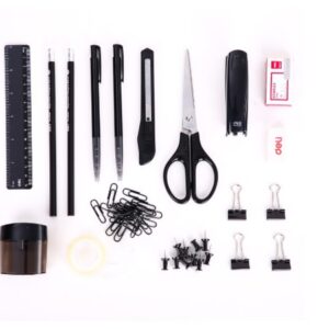 Deli Rotary Desk Organizer 17pcs Set - Image 4