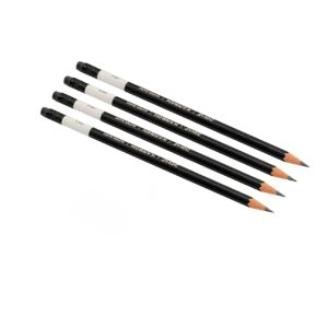 Doms Karbon Eraser Tipped Super Dark HB/2 Graphite Pencils 12Pcs - Image 3