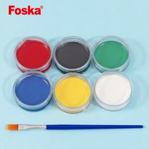 Foska Glitter Face Paint 6color - Image 3