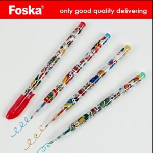 Foska Glitter Gel pen 12pc 2.0mm - Image 3