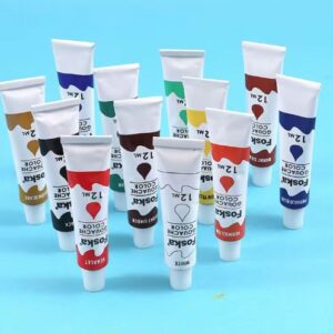 Foska Gouache Color 12 colors 12ml - Image 4