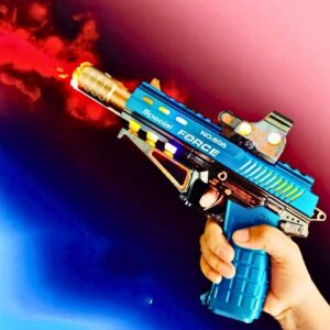 Fog Gun for Kids Realistic Recoil & Cool Smoke Effect Heavy Plastic Material with Metallic Finish Sound & Lights with Water Filler - Image 5