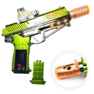 Fog Gun for Kids Realistic Recoil & Cool Smoke Effect Heavy Plastic Material with Metallic Finish Sound & Lights with Water Filler - Image 4