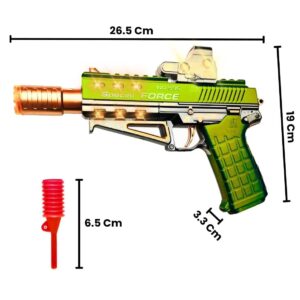 Fog Gun for Kids Realistic Recoil & Cool Smoke Effect Heavy Plastic Material with Metallic Finish Sound & Lights with Water Filler - Image 3