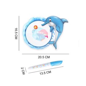 Water Canvas Reusable Drawing Board – Dolphin Theme - Image 3