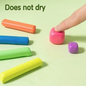 Deli Plasticine Neon 6 Color - Image 4