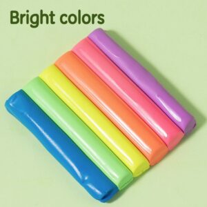 Deli Plasticine Neon 6 Color - Image 5