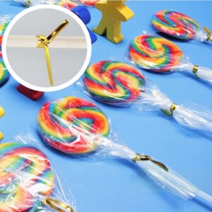 Metallic Gold Twist Ties 15cm - Image 3