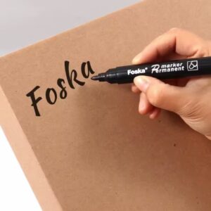 Foska Permanent  Marker Black 1pc - Image 5