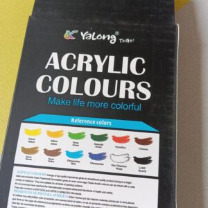 Yalong Acrylic Colours 6 ml 12 colors - Image 3
