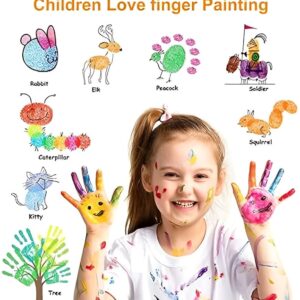 24-Color Rainbow Craft Ink Pad Set - Non-Toxic for Kids & DIY Projects - Image 6