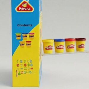 Peipeile Dough Happy 123 Activity Toy - 5 Colors with Number Molds & Tools - Image 3