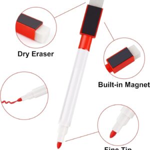 8 Pcs Whiteboard Marker Dry Erase Markers Fine Point Tip - Image 3