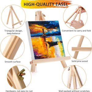 Premium Tabletop Wooden Tripod Easel – 22.5*36cm Display Stand for Canvas & Art - Image 3