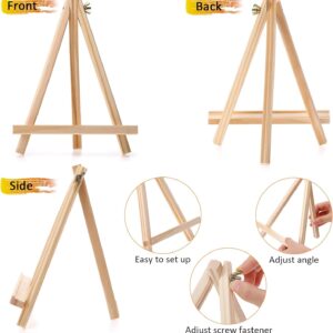 Premium Tabletop Wooden Tripod Easel – 22.5*36cm Display Stand for Canvas & Art - Image 4