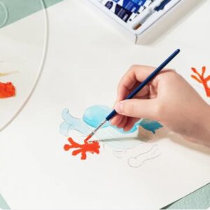 Deli ColoRun Watercolor Paint Set - 12 Vibrant Colors (5ml Tubes) with Free Brush - C18-12 - Image 3