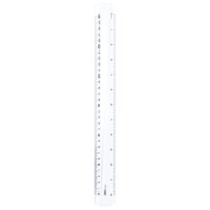 Deli Ruler 30cm (12 inch) Transparent Ideal for Measuring and Drawing - Image 3