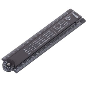 Deli Orbit Smart Ruler Foldable Integrated Protractor Function - Image 3