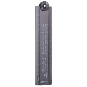 Deli Orbit Smart Ruler Foldable Integrated Protractor Function - Image 4