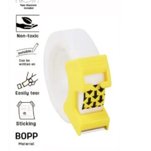 Deli Stick-Up Invisible Tape – Writable & Seamless Document Repair (2-Roll Pack) - Image 3