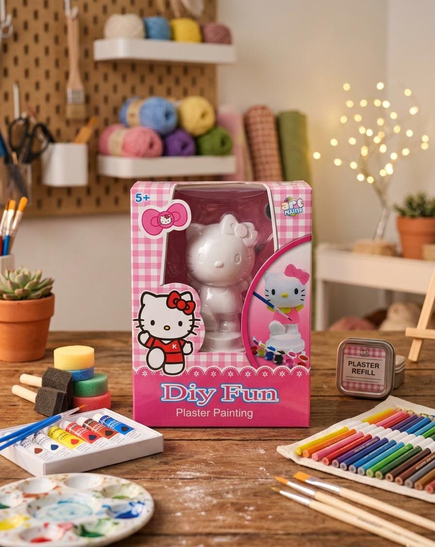 Hello Kitty DIY Plaster Painting Kit - Resources Arabia Trading