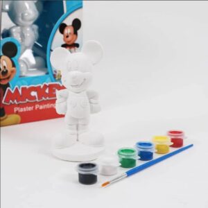 Disney Junior Mickey Mouse DIY Plaster Painting Set - Creative Arts & Crafts Kit - Image 3
