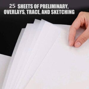 Calque A4 Premium Smooth Tracing Paper – 25 Acid-Free Sheets (90 GSM) - Image 5