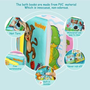 Baby Bath Books Bathtub Toys Floating Waterproof Educational Bath Toy Books For Toddlers Bird Books for Bath time - Image 3