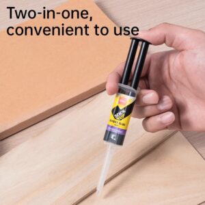 Deli Stick Up Epoxy Glue A526 - 4ml Professional 2-Component Transparent Adhesive - Image 3