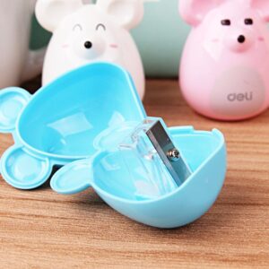 Adorable "Kawaii" Mouse Mini Pencil Sharpener – Make Homework Fun! - Image 3