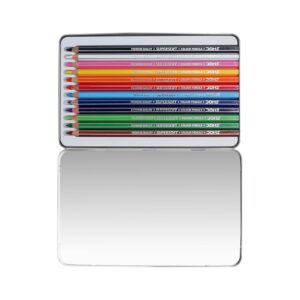 DOMS Super Soft Colour Pencils – 12 Vibrant Shades in Premium Flat Tin Box - Image 5