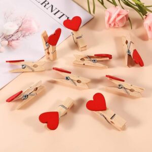 Decorative heart-shaped wooden 12PCS - Image 5