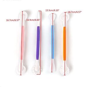 8-in-1 Dual-Ended Fondant & Clay Modelling Tool Set (4-Piece) - Image 4