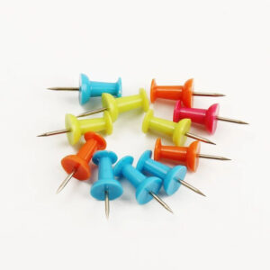 Deli Rio Push Pins – 100 Pieces, 23mm, Assorted Colors - Image 4