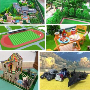 Artificial Model Grass Mat for Diorama Decoration,50×50cm DIY Model Grass Mat - Image 4
