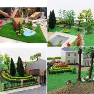 Artificial Model Grass Mat for Diorama Decoration,50×50cm DIY Model Grass Mat - Image 6