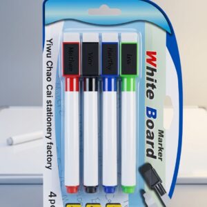 4-color board marker set with eraser/color board marker pen - Image 5