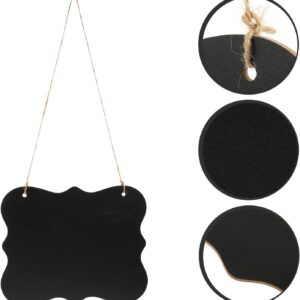 Decorative Scalloped Hanging Wood Chalkboard - Image 4