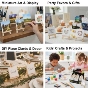 Premium Mini Wooden Tabletop Easel Stand 14×20cm - Image 4