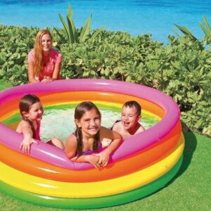 Sunset Glow Inflatable 4-Ring Pool INTEX 56441 - Image 3