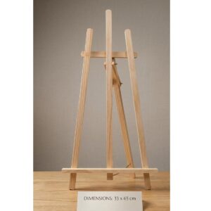 Wooden easel stand 33×65cm - Image 1