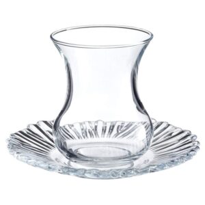 Paşabahçe Aurora 12-Piece Turkish Tea Glass Set - Image 3