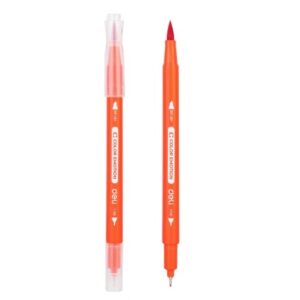 Deli Color Emotion Double-Ended Felt Pen 12pc set vibrant watercolor markers - Image 5