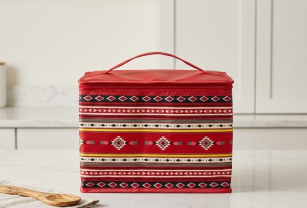 insulated bag red