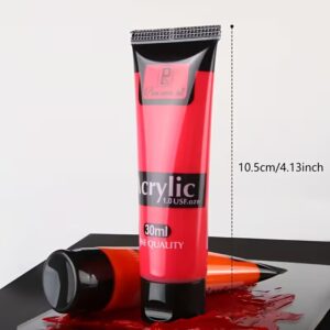 Pan Wen Bo Premium Acrylic paint Set (6 x 30ml) - Image 3