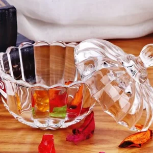 Deli Glass Sunrise Sugar Bowl 88MM - Image 3