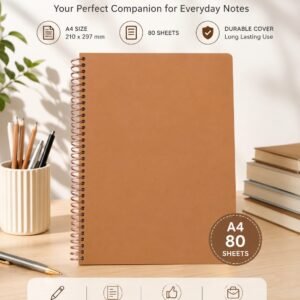 Premium Spiral Notebook A4 80  sheets - Image 4